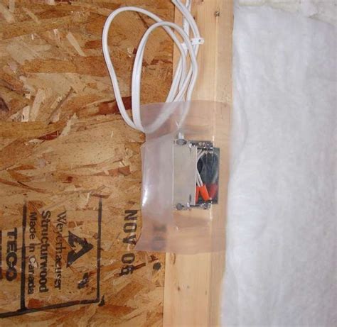 airtight vapor barrier electrical box|vapour barrier electrical box installation.